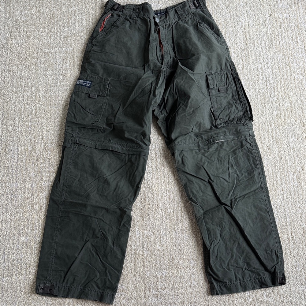 Abercrombie & Fitch Dark Green Cargo Pants